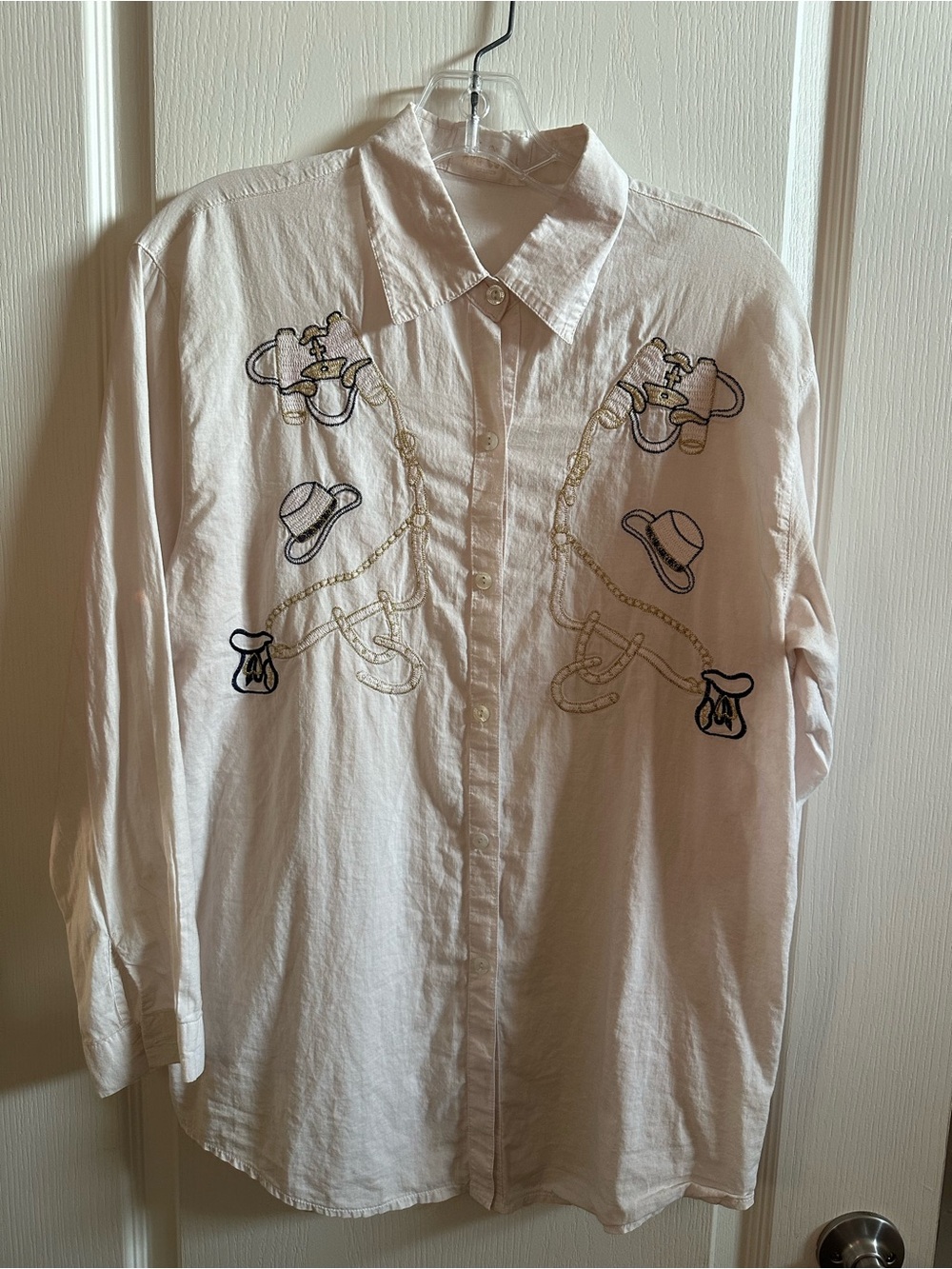 Red Coral Western Shirt